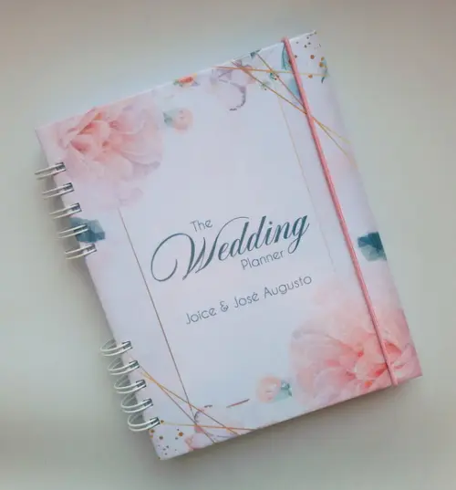 Planner da Noiva Personalizado c/ Divisórias - Escolha a Capa