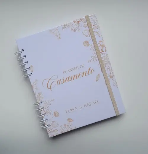 Planner da Noiva Personalizado c/ Divisórias - Escolha a Capa