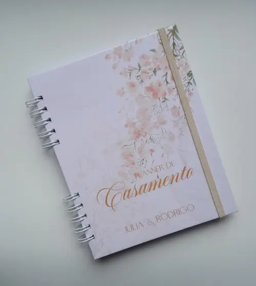 Planner da Noiva Personalizado c/ Divisórias - Escolha a Capa