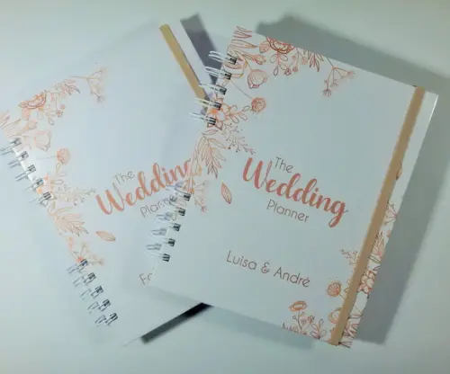 Planner da Noiva Personalizado c/ Divisórias - Escolha a Capa