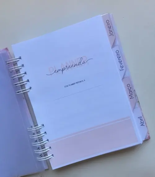 Planner Empreendedor Permanente + Divisórias