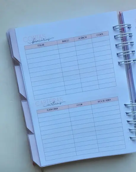 Planner Empreendedor Permanente + Divisórias