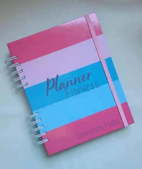 Planner Fitness Feminino + Divisórias