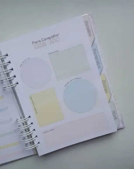 Planner Teen Permanente + Divisórias c/ Abas