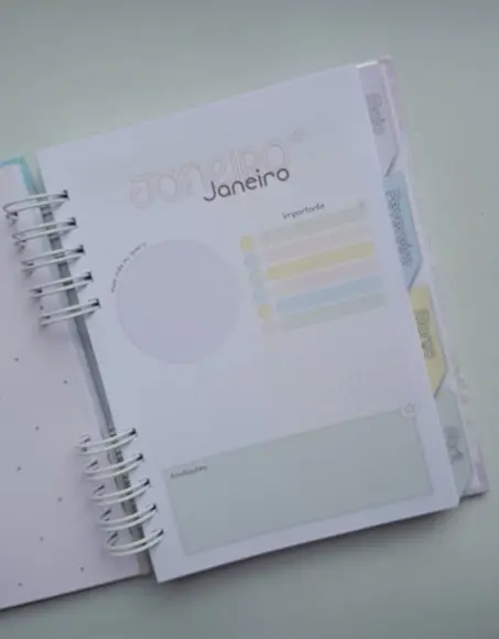 Planner Teen Permanente + Divisórias c/ Abas