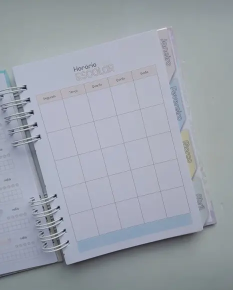 Planner Teen Permanente + Divisórias c/ Abas