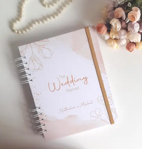 Planner da Noiva Personalizado Permanente c/ Divisórias