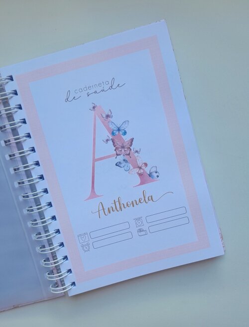 Caderneta de Saúde Vacinas Personalizada - Escolha a Capa