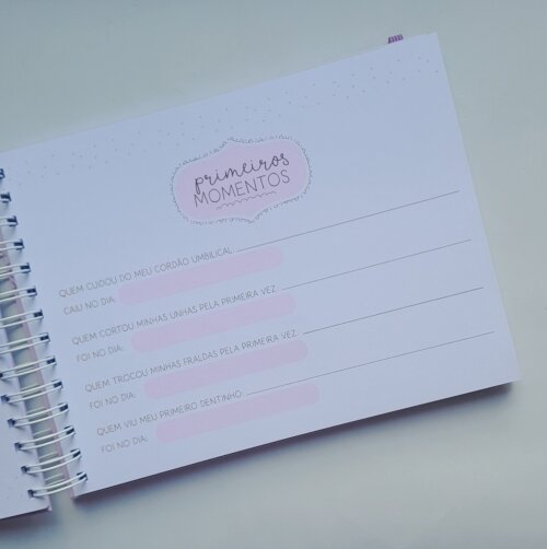 Livro do Bebê A5 Personalizado