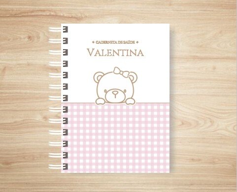 Caderneta de Saúde Vacinas Personalizada - Escolha a Capa