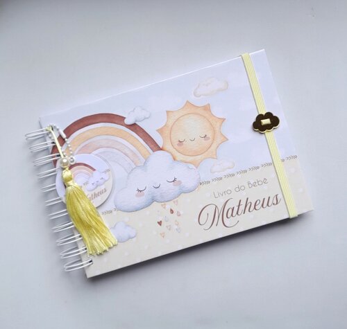 Livro do Bebê A5 Personalizado