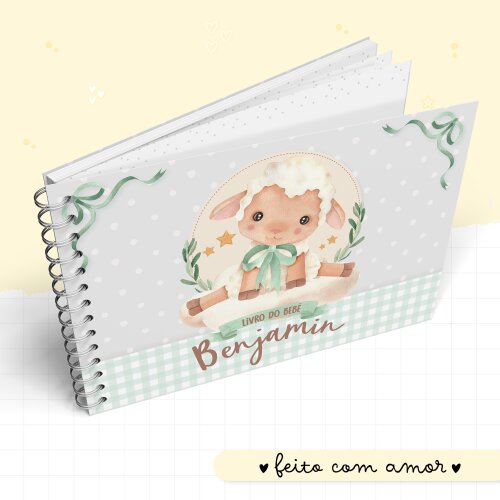 Livro do Bebê A5 Personalizado