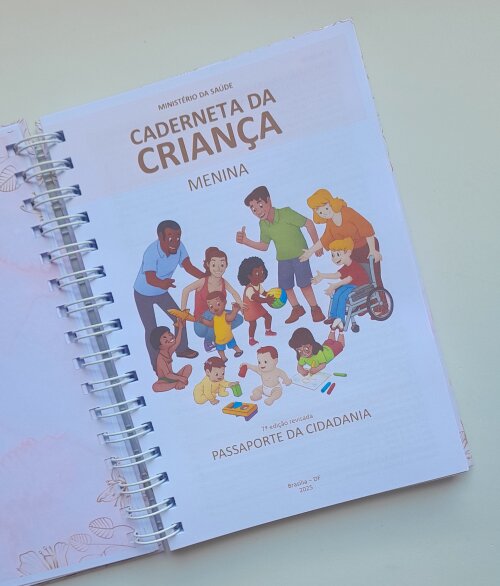 Caderneta de Saúde Vacinas Personalizada - Escolha a Capa