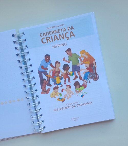 Caderneta de Saúde Vacinas Personalizada - Escolha a Capa