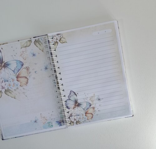 Caderno A5 Pautado 100 Folhas Personalizado - Escolha Capa
