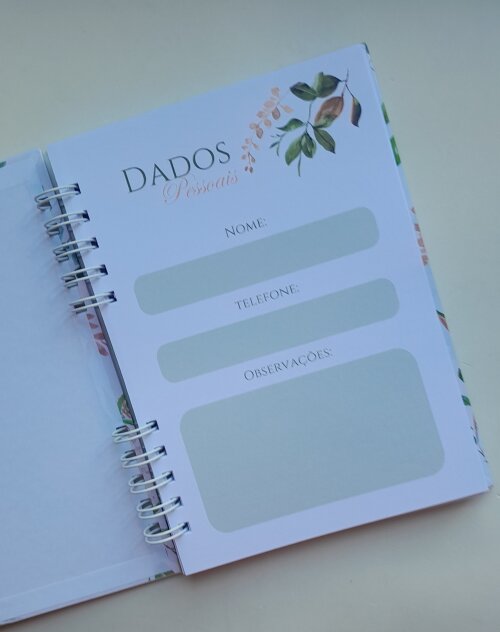 Caderno A5 Pautado 100 Folhas Personalizado - Escolha Capa