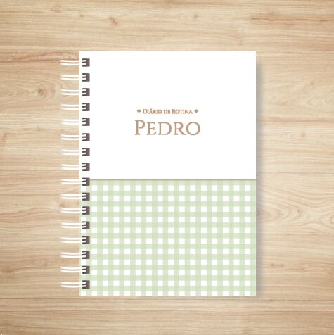 Diário de Rotina do Bebê Personalizado