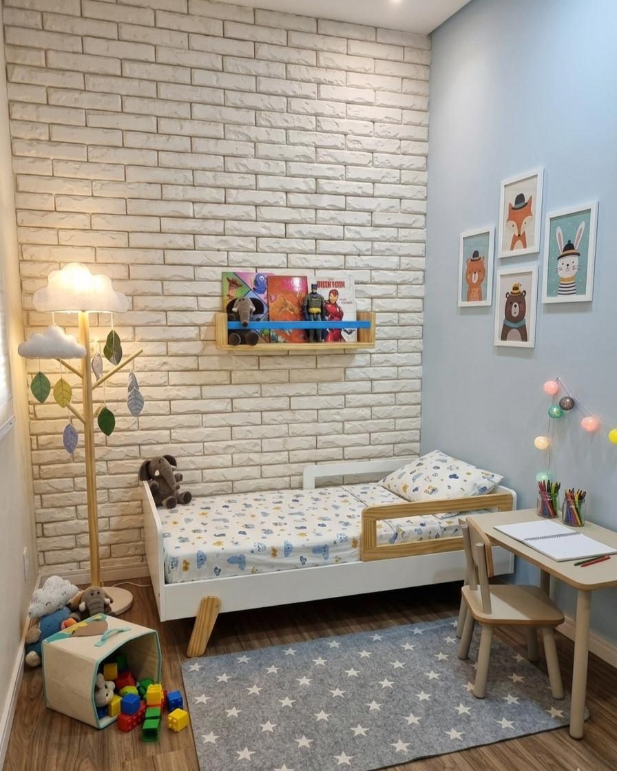 Prateleira de Livros Madeira Maciça Pinus Montessori