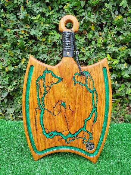 Tábua de Corte Axe Viking Thor Edition Madeira Nobre Tauari