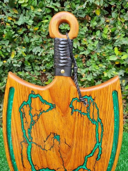 Tábua de Corte Axe Viking Thor Edition Madeira Nobre Tauari