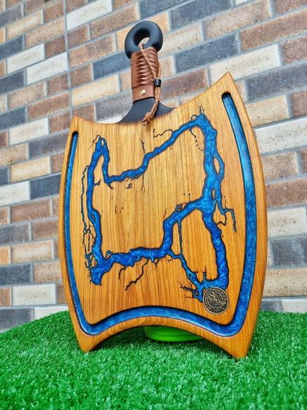 Tábua de Corte Axe Viking Thor Edition Madeira Nobre Tauari