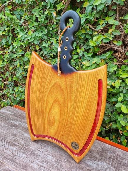 Tábua de Corte Axe Viking Thor Madeira Nobre de Tauari