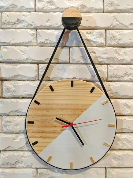 Relógio Adnet Minimalista 12 horas + Gancho Pendurador