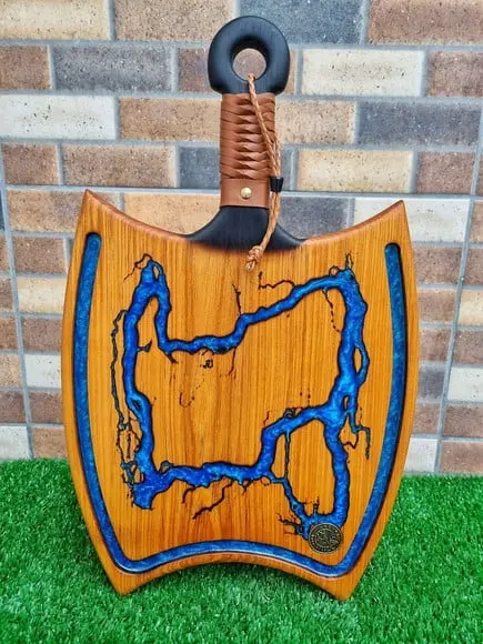 Tábua de Corte Axe Viking Thor Edition Madeira Nobre Tauari