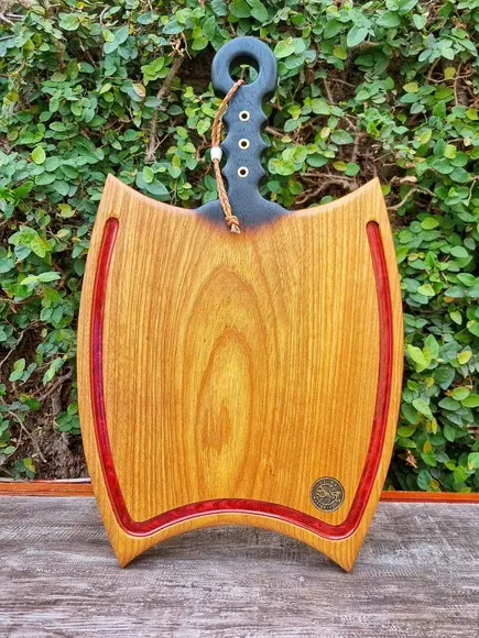 Tábua de Corte Axe Viking Thor Madeira Nobre de Tauari