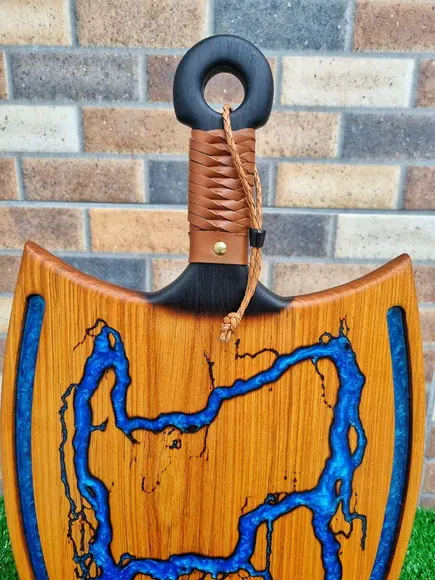 Tábua de Corte Axe Viking Thor Edition Madeira Nobre Tauari