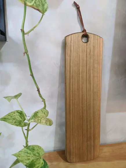 Tábua de Corte Gourmet Em Madeira Maciça de Tauari