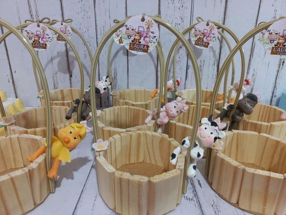 Cesta Fazendinha Personalizadas