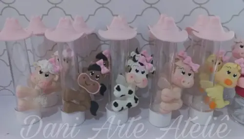 Tubetes Fazendinha Rosa
