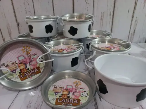 Marmitas Personalizadas Fazendinha