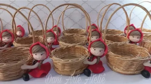 Cesta Chapeuzinho Vermelho