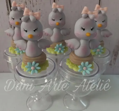 Tacinha com Passarinhos