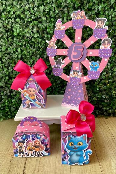 Kit Festa Personalizada Guerreiras K-pop (25 Peças)