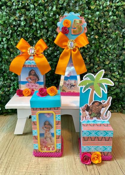 Kit Festa Personalizada Moana Super Luxo ( 20 Peças)