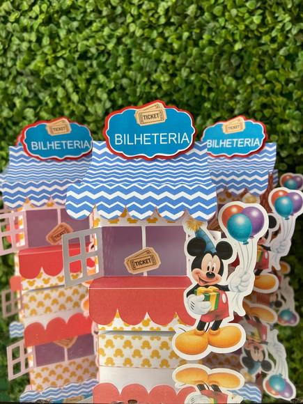 Caixa Milk Bilheteria Parque do Mickey
