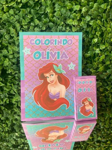 Livro de Colorir Pequena Sereia
