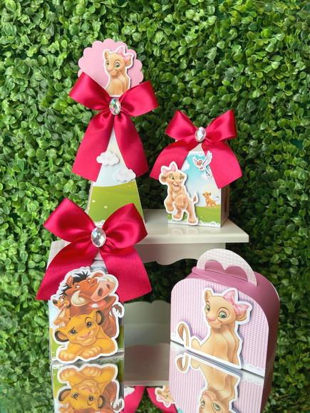 Kit Personalizado Rei Leão Menina Nala (30 Peças)