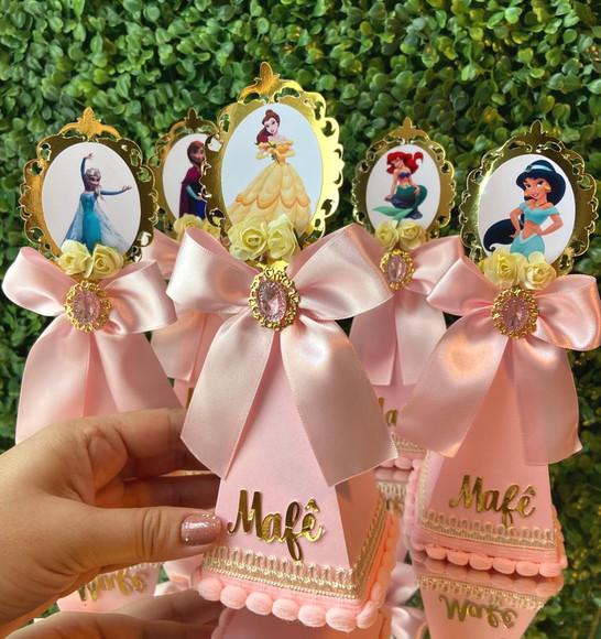 Caixa Cone Princesas Luxo