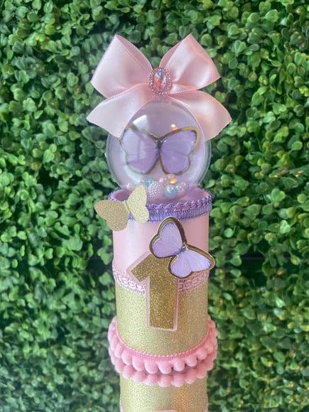 Cofrinho Personalizado Borboletas Luxo