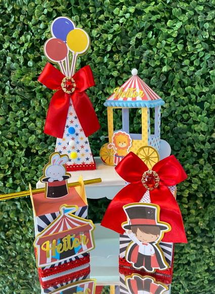 Kit Personalizado Luxo Circo Menino ( 40 Peças)