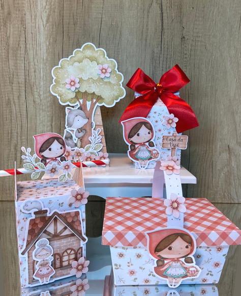 Kit Personalizado Chapeuzinho Vermelho (20 Peças)