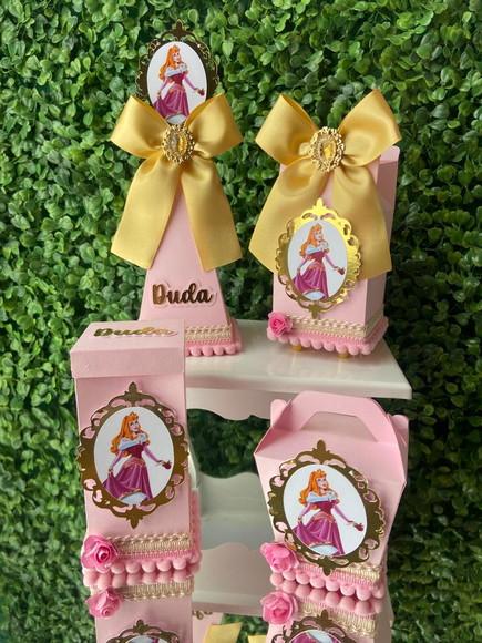 Kit Personalizado Luxo Aurora Bela Adormecida ( 40 Peças)