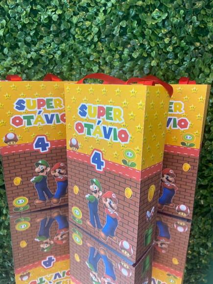 Sacolinha Personalizada Super Mário