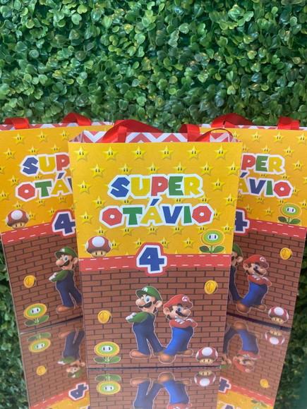 Sacolinha Personalizada Super Mário