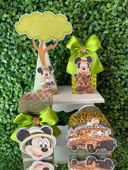 Kit Personalizado Mickey Safari ( 25 Peças)
