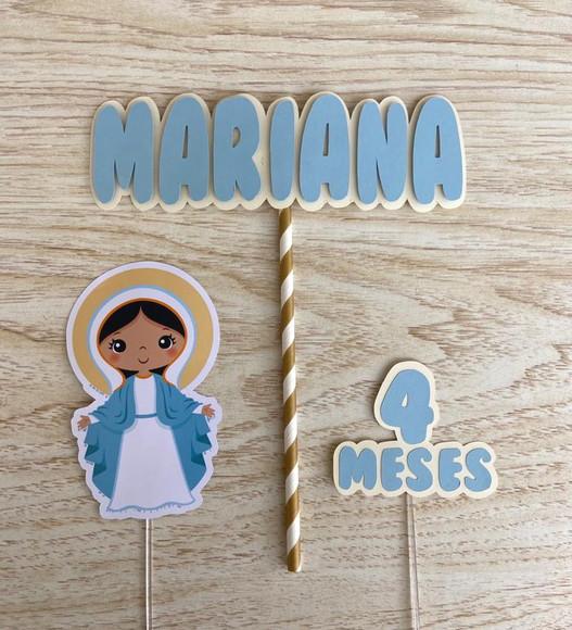 Topo de Bolo Nossa Senhora das Graças